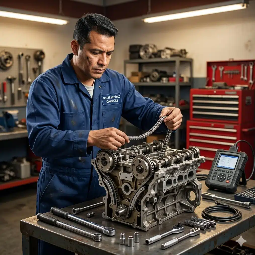 Recambio de cadena de los tiempos en Caracas